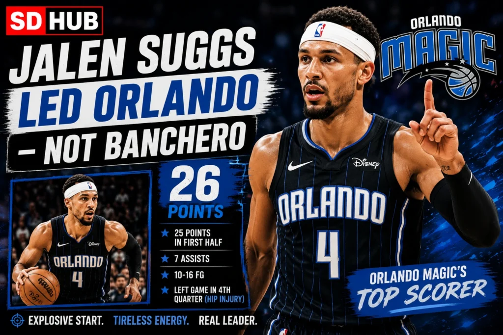 Jalen Suggs Led Orlando — Not Banchero