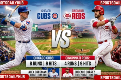 Chicago Cubs vs Cincinnati Reds Match Player Stats