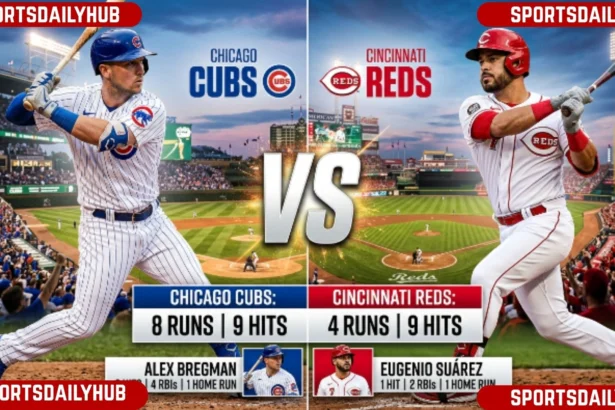 Chicago Cubs vs Cincinnati Reds Match Player Stats