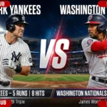 New York Yankees vs Washington Nationals Match Player Stats