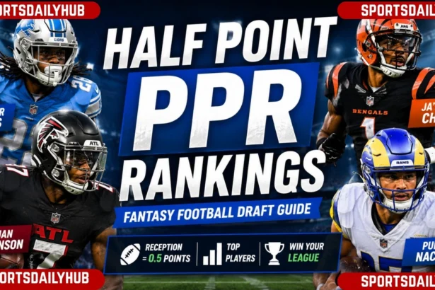 Half Point PPR Rankings