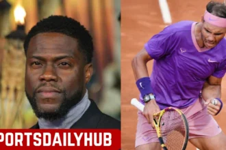 Rafael Nadal and Kevin Hart