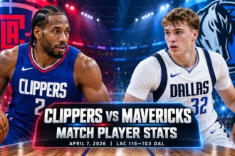 LA Clippers vs Dallas Mavericks Match Player Stats