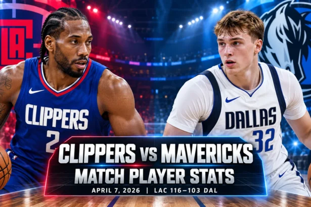 LA Clippers vs Dallas Mavericks Match Player Stats