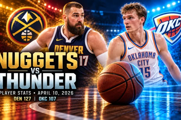 Denver Nuggets vs Oklahoma City Thunder Match Player Stats