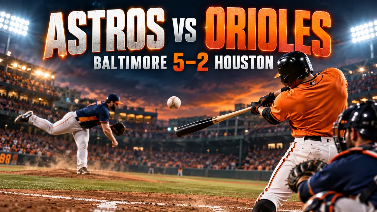 Houston Astros vs Baltimore Orioles Match Player Stats
