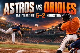 Houston Astros vs Baltimore Orioles Match Player Stats