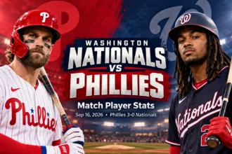Washington Nationals vs Phillies Match Player Stats