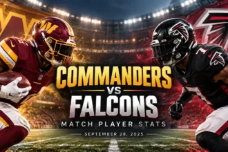 Washington Commanders vs Atlanta Falcons Match Player Stats