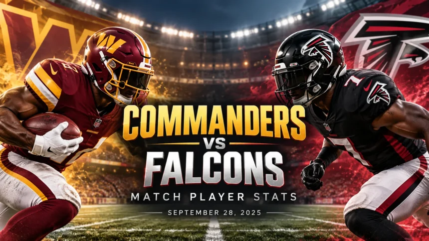 Washington Commanders vs Atlanta Falcons Match Player Stats